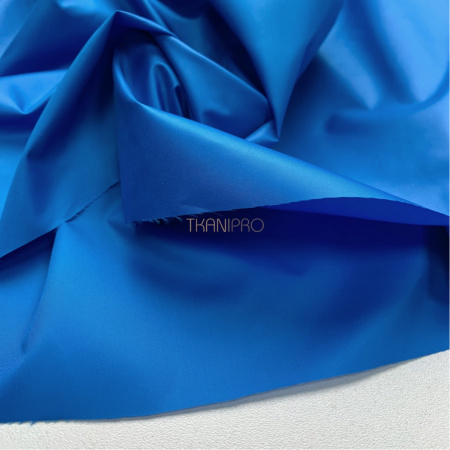 Ткань плащевая дюспо матовая, арт. PL2284-20 цвет синий голубой