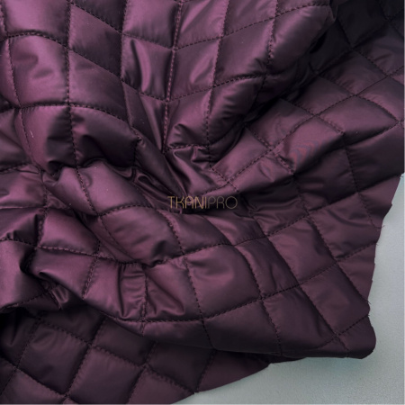 Стеганая ткань на синтепоне цвет фиолетовый, арт. PS2120-88