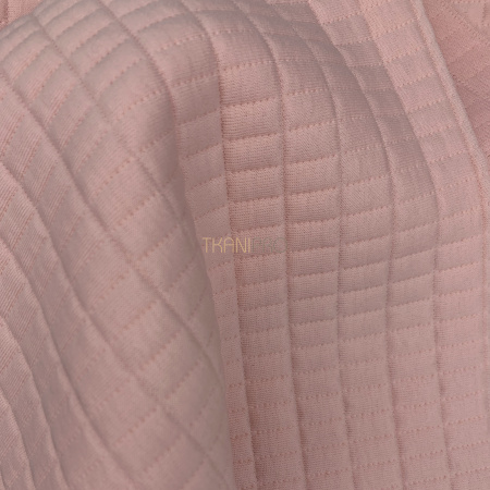 Трикотаж Капитоне цвет розовый, арт. TL1272-2 Трикотаж Капитоне цвет розовый, арт. TL1272-2