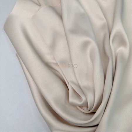 Атлас плотный цвет бежевый, арт. A2088-2