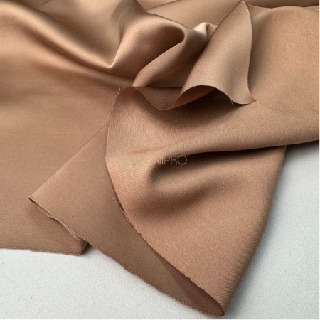 Сатин вискоза, арт. SK2002-12 цвет шоколадный