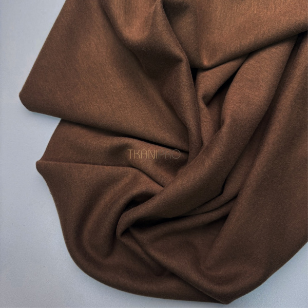 Трикотаж с шерстью цвет шоколадный, арт. WD7001-5