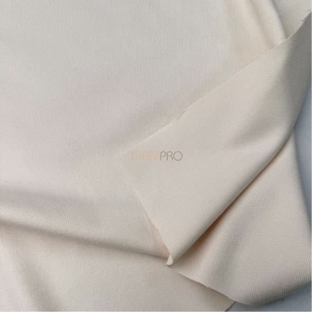 Костюмная плотная ткань цвет кремовый, арт. KD1978-2