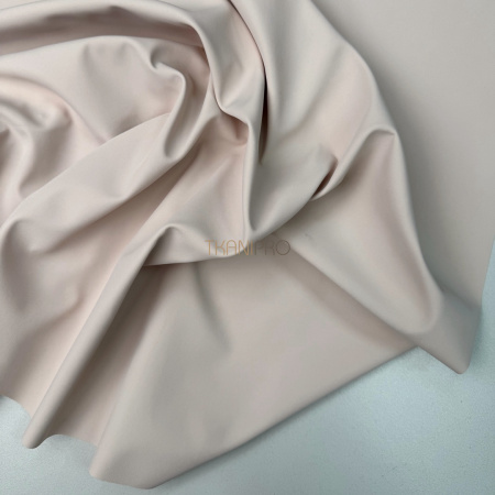 Плащевая ткань пич бондинг цвет пудра, арт. PL3232-116