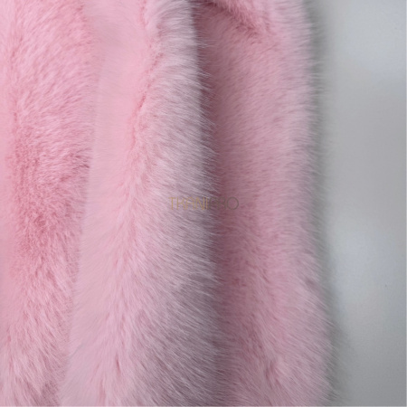 Соболь искусственный мех цвет розовый, арт. EN315-2