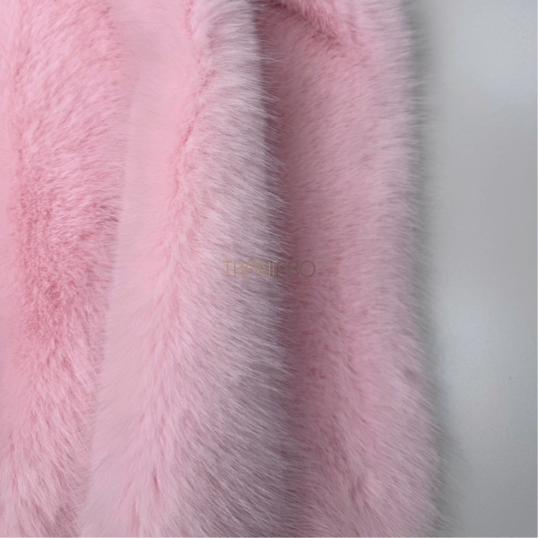 Соболь искусственный мех цвет розовый, арт. EN315-2