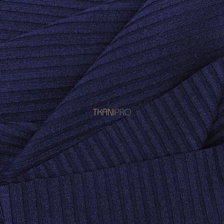 Трикотаж лапша, арт. DW1900-11 цвет темный синий