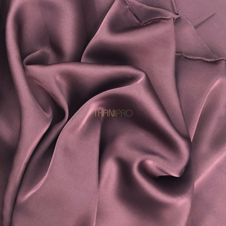 Шелк искусственный, арт. S2026-6 цвет пыльный фиолетовый