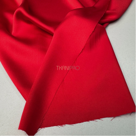 Шелк искусственный, арт. S2140-16 цвет красный