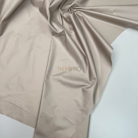 Ткань плащевая дюспо матовая бежевый серый, арт. PL2297-9