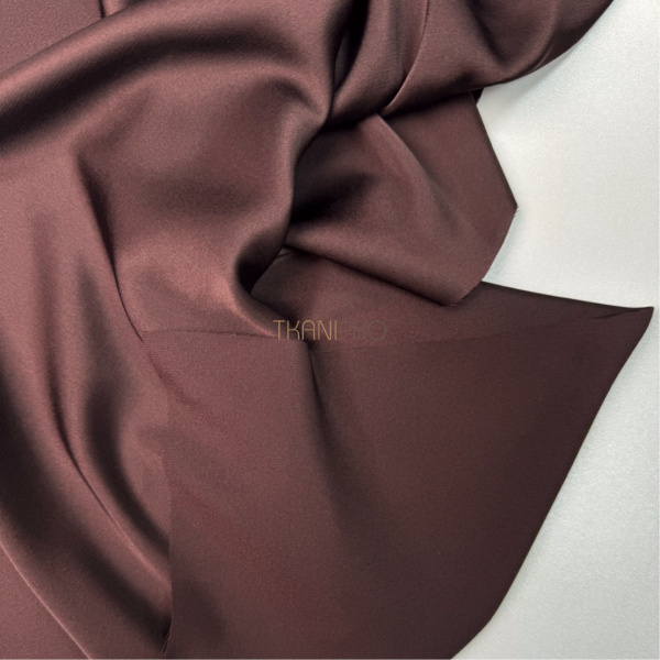 Шелк искусственный коричневый, арт. S9005-11