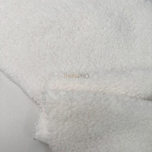 Мех барашек цвет молочный, арт. WF3043-2