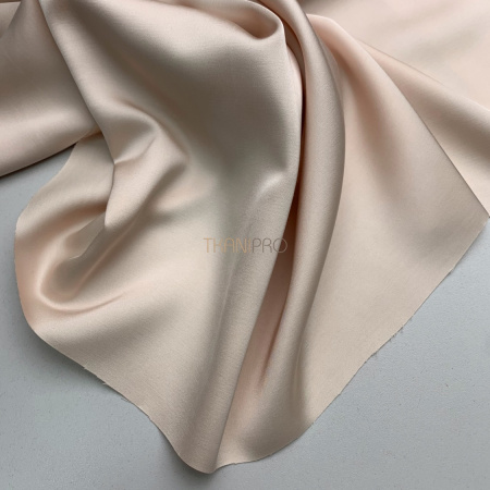 Сатин вискоза цвет кремовый, арт. SK2005-3