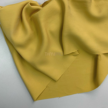 Мерные лоскуты Вискоза плательная, арт. BK3011-6 цвет желтый горчичный