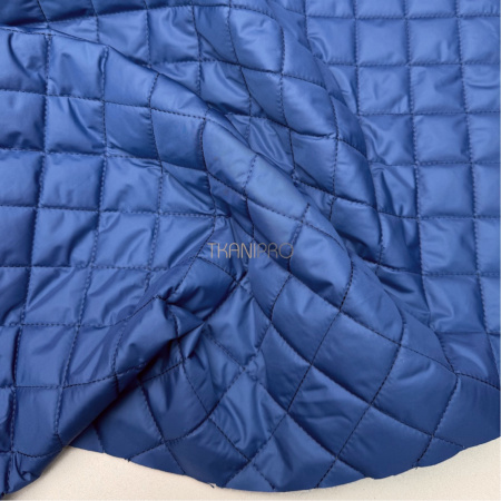 Стеганая ткань на синтепоне цвет синий электрик, арт. PS2120-80