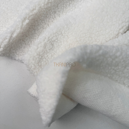 Мех барашек цвет молочный, арт. WF3043-2