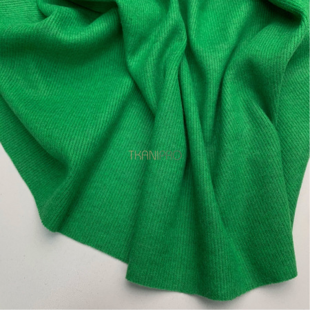 Рибана под ангору, арт.WD4354-23 цвет зеленый травяной меланж