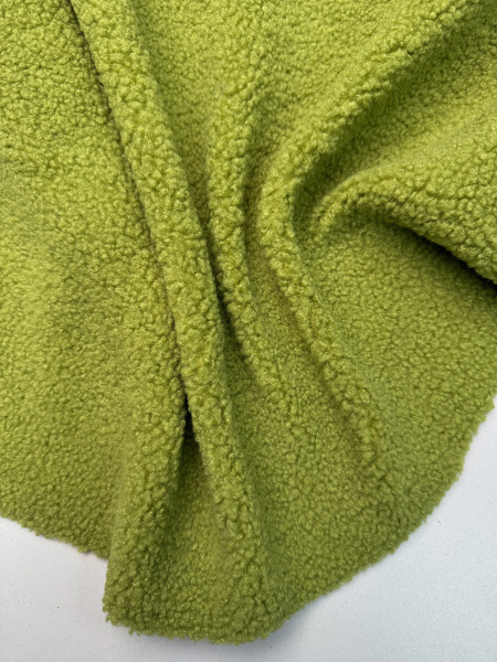 Мех барашек цвет зеленый яблочный, арт. WF3042-27
