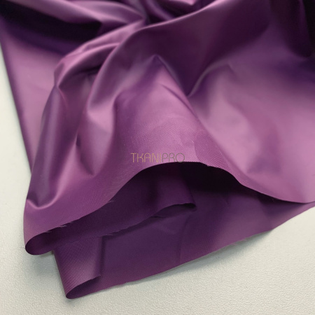 Ткань плащевая дюспо матовая, арт. PL2287-48 цвет фиолетовый сливовый