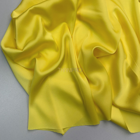 Шелк искусственный, арт. S2026-18 цвет желтый
