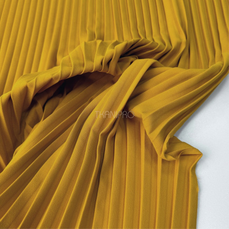 Плиссе параллельная складка 1-1 см, арт. PLS3110-14 цвет охра