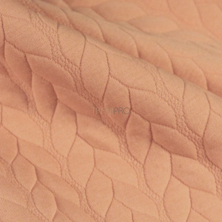 Трикотаж Капитоне, арт. ТК1381-3 цвет оранжевый Трикотаж Капитоне, арт. ТК1381-3 цвет оранжевый