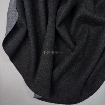 Трикотаж с шерстью цвет черный, арт. WD7001-9