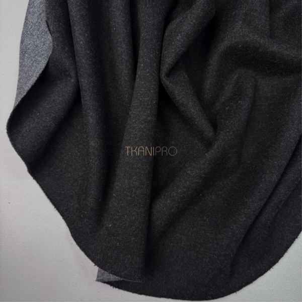Трикотаж с шерстью цвет черный, арт. WD7001-9