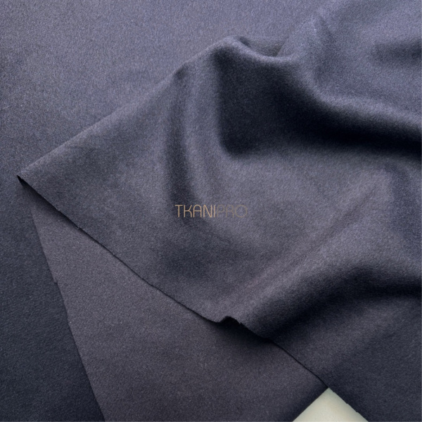 Шерсть пальтовая цвет синий, арт. IKC3029-1