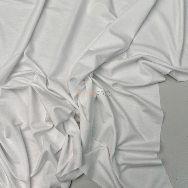 Трикотаж стрейч вискоза цвет молочный, арт. MD2129-2