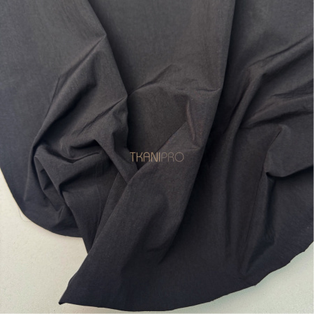 Ткань из нейлона крэш цвет черный, арт. PL4301-7