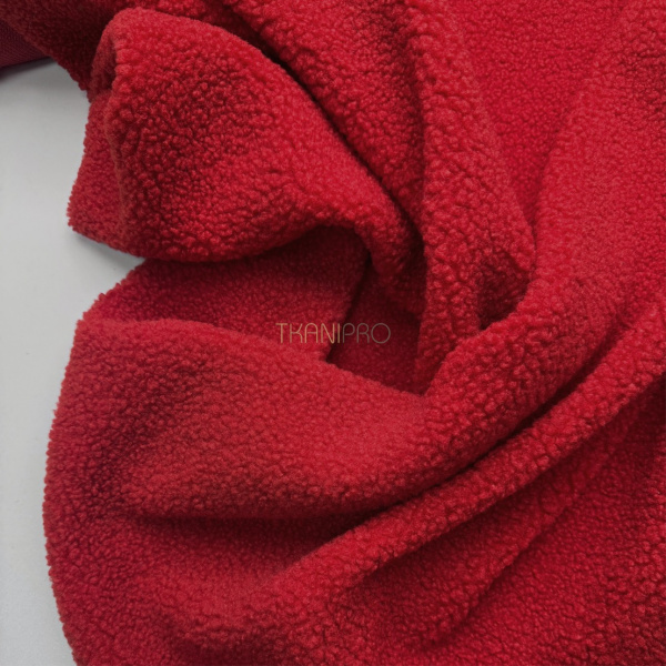 Мех барашек цвет красный, арт. WF3042-38