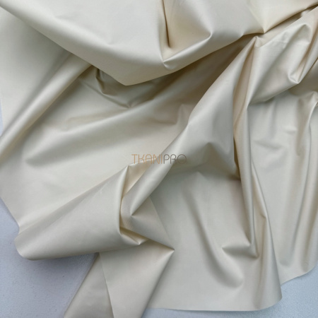 Ткань плащевая тонкая цвет кремовый, арт. PL2291-15