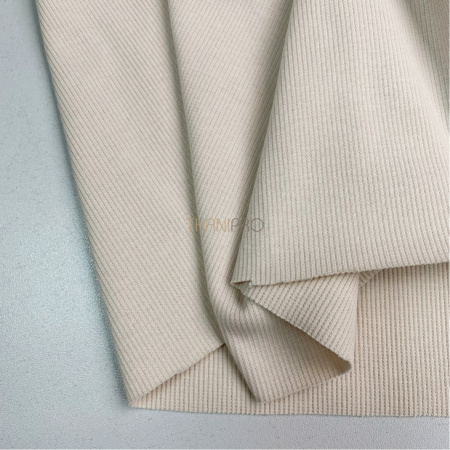 Трикотаж кашкорсе, арт. DW1201-15 цвет кремовый