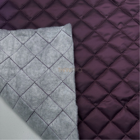Стеганая ткань на синтепоне цвет фиолетовый, арт. PS2120-88