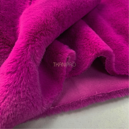 Искусственный мех кролик цвет фуксия, арт. OM1921-12