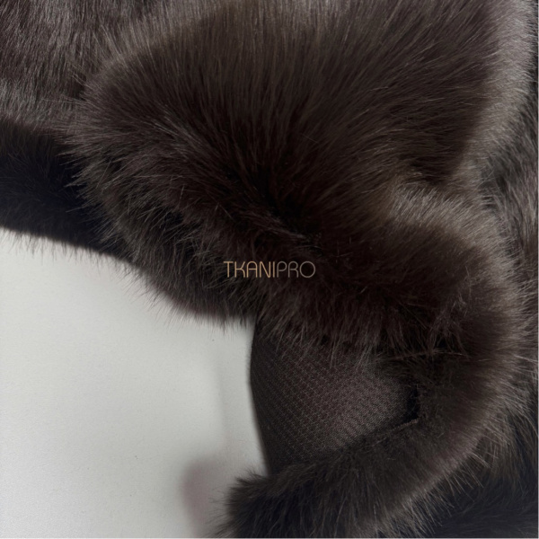 Соболь искусственный мех цвет шоколадный, арт. EN312-10