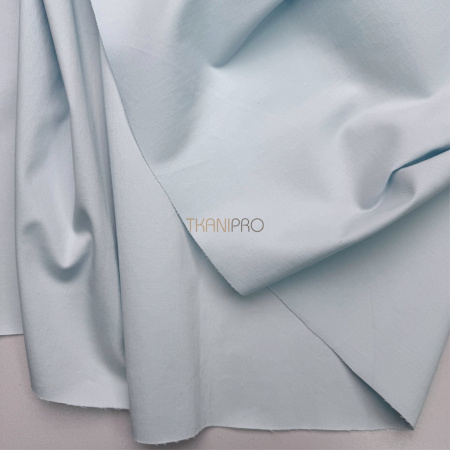 Хлопок сатин рубашечный цвет голубой, арт. TK4001-14