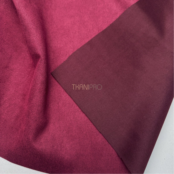 Замша на скубе бордовый, арт. M1346-6
