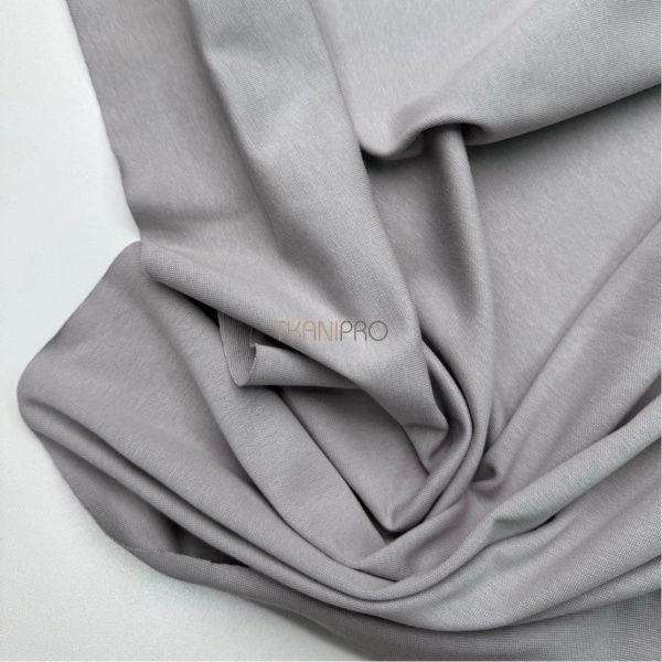 Трикотаж рибана цвет серый, арт. DB5014-3