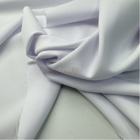 Костюмная ткань с вискозой цвет белый, арт. K1946-1