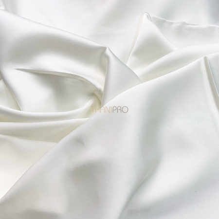 Шелк искусственный, арт. S2139-1 цвет молочный Шелк искусственный, арт. S2139-1 цвет молочный