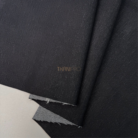 Ткань деним цвет черный, арт. JL5101-3