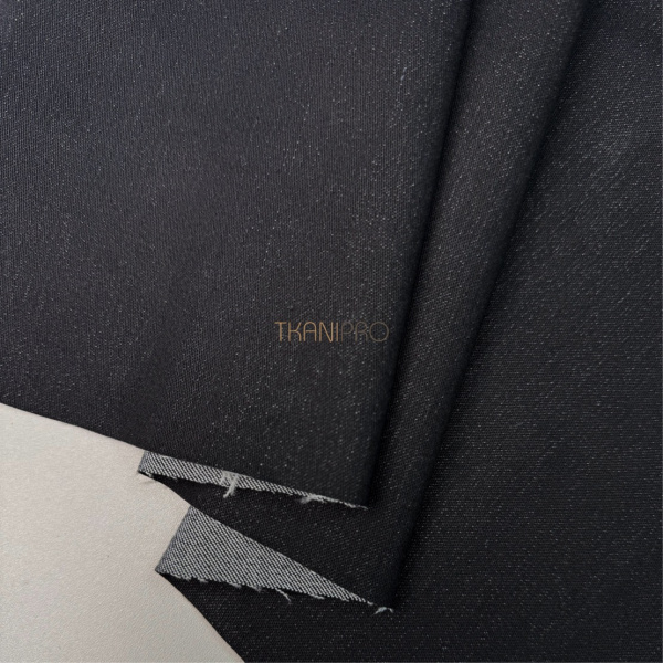 Ткань деним цвет черный, арт. JL5101-3