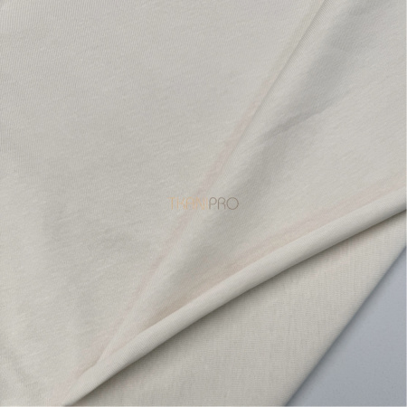 Кулирка плотная мерсеризованный хлопок цвет кремовый, арт. DK4101-4