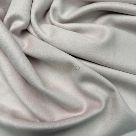 Пальтовая шерсть с ворсом цвет молочный лунный, арт. IKC3210-1