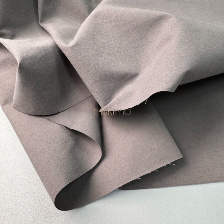 Ткань плащевая с крэш эффектом, арт. PL9953-3 цвет коричневый серый