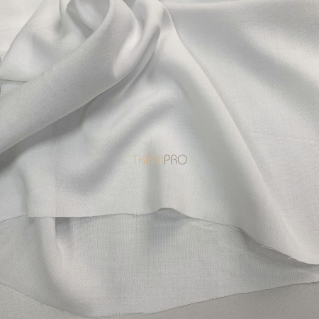 Штапель однотонный, арт. В2007-1 цвет белый Штапель однотонный, арт. В2007-1 цвет белый