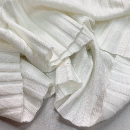 Ткань лапша трикотажная молочная, арт. WD4402-1