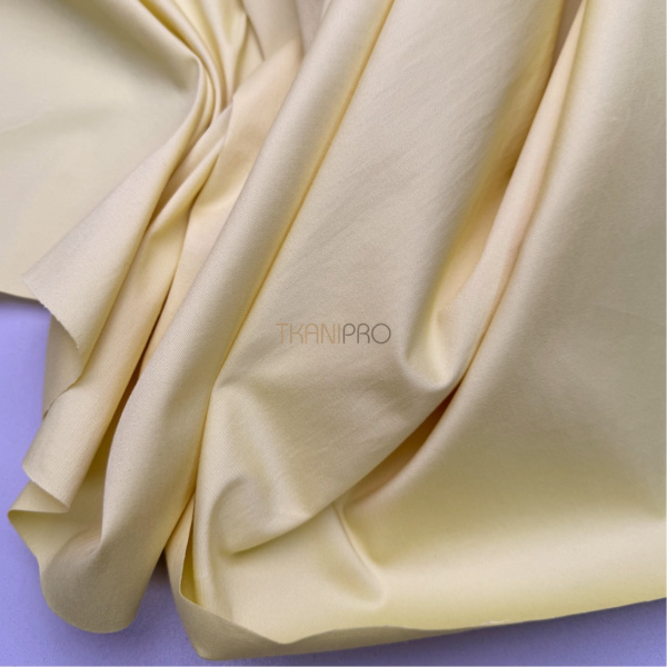 Хлопок сатин рубашечный цвет желтый, арт. TK4001-9